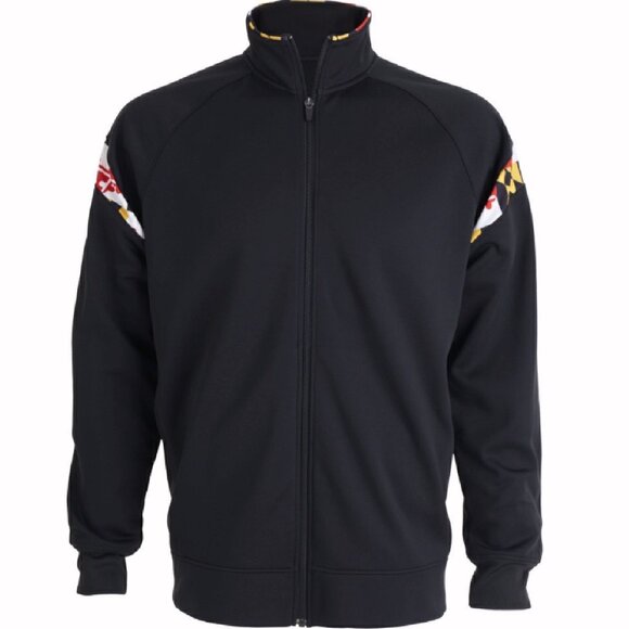 Maryland Flash Youth Full Zippered Pocketed Black Jacket - NEW Fast Ship
